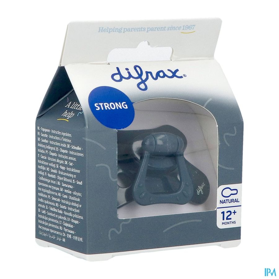 Difrax Fopspeen Natural 12m+ Uni Blackberry