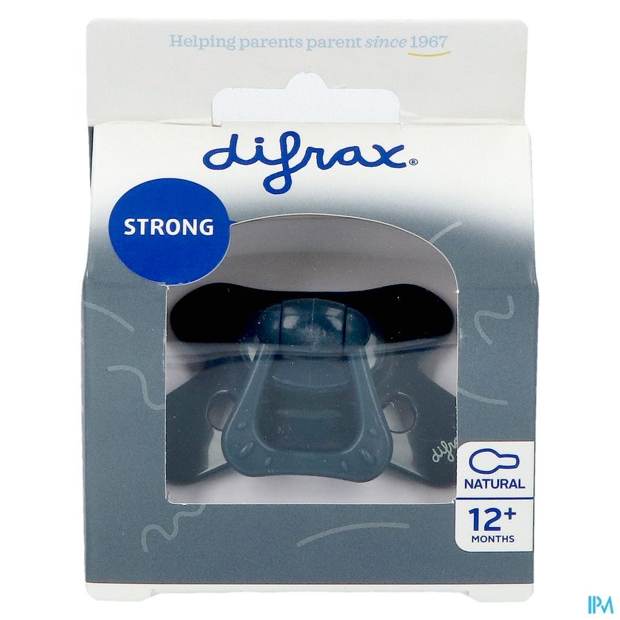 Difrax Fopspeen Natural 12m+ Uni Blackberry