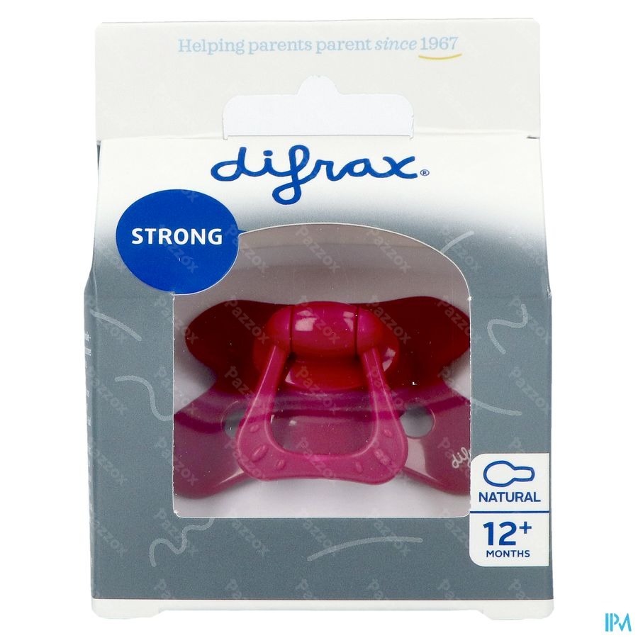 Difrax Fopspeen Natural 12m+ Uni Wildberry