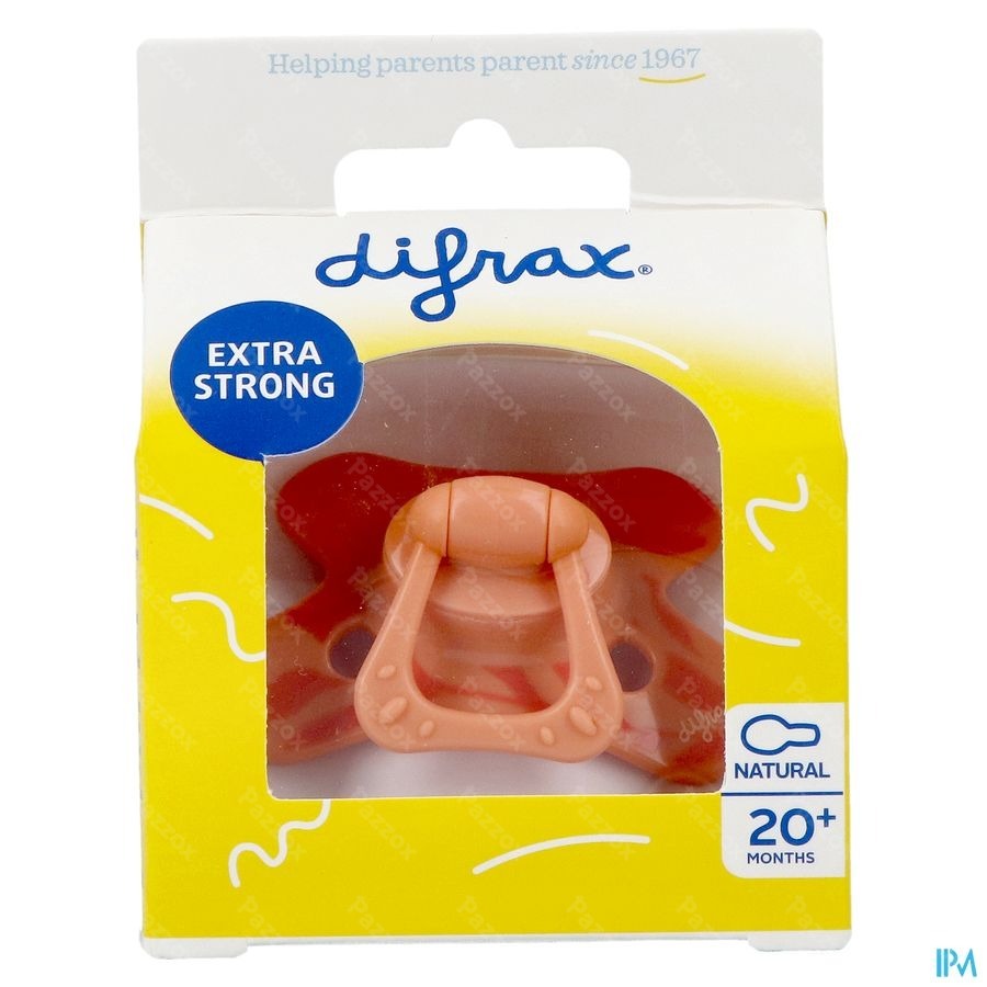 Difrax Fopspeen Natural 20m+ Peachy Leafs
