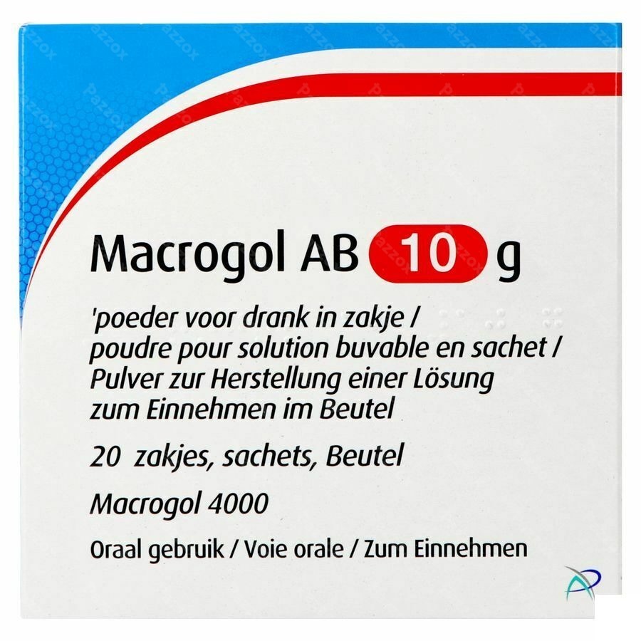 Macrogol AB 10g Poeder 20 Zakjes