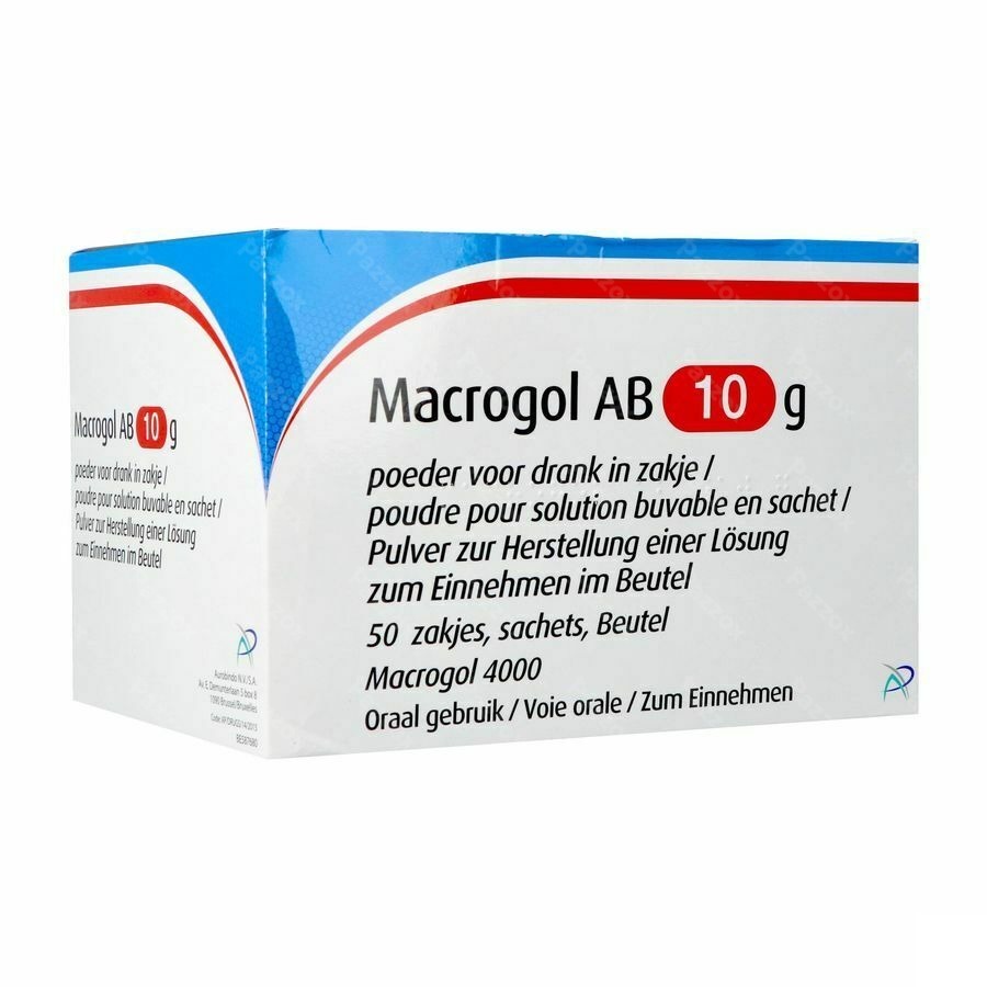 Macrogol Ab 10gr Poeder 50 Zakjes