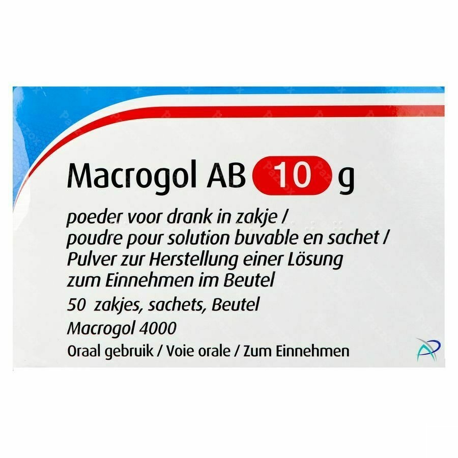 Macrogol Ab 10gr Poeder 50 Zakjes
