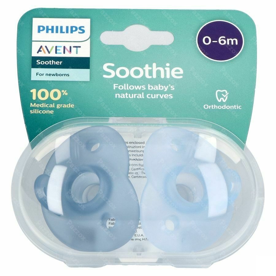 Philips Avent Fopspeen +0m Soothie Boy 2