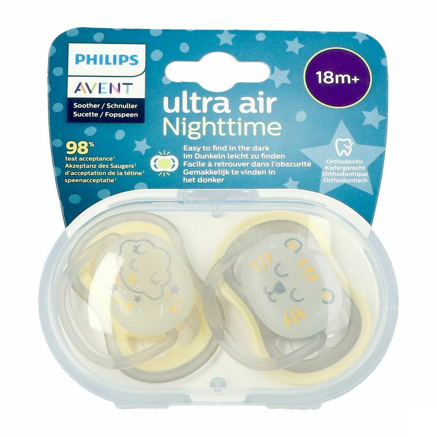Philips Avent - Ultra Air Night - 18+ maanden - 2 stuks - SCF376/01