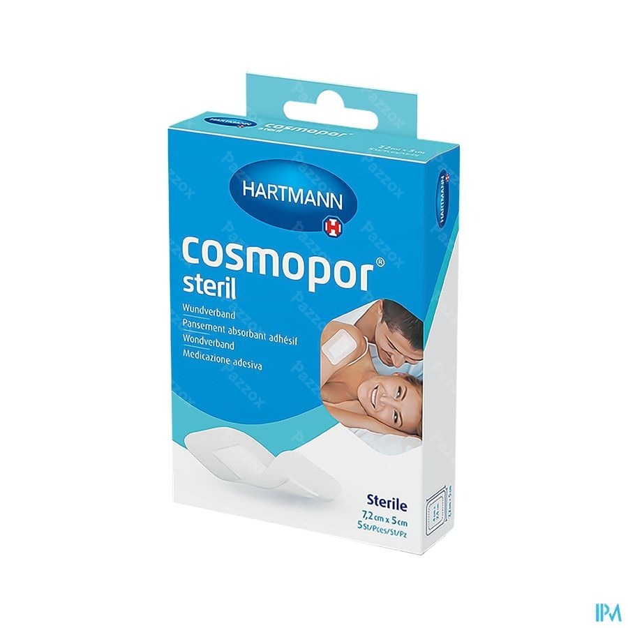 Cosmopor Sterile Selfcare 7,2x5cm 5