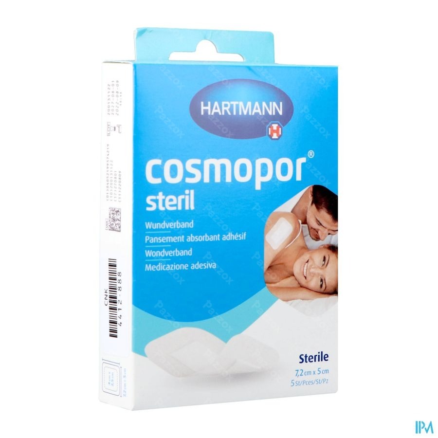 Cosmopor Sterile Selfcare 7,2x5cm 5