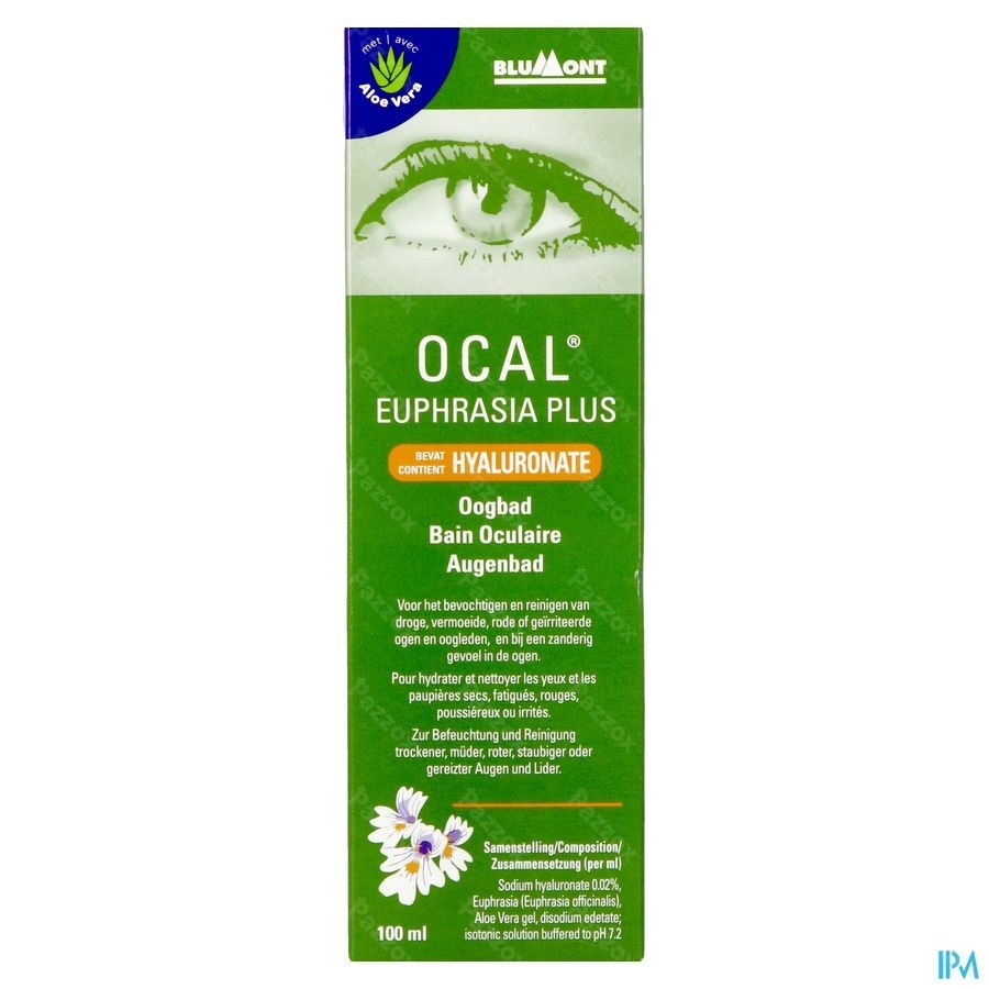 Ocal Euphrasia Plus Oogbad 100ml