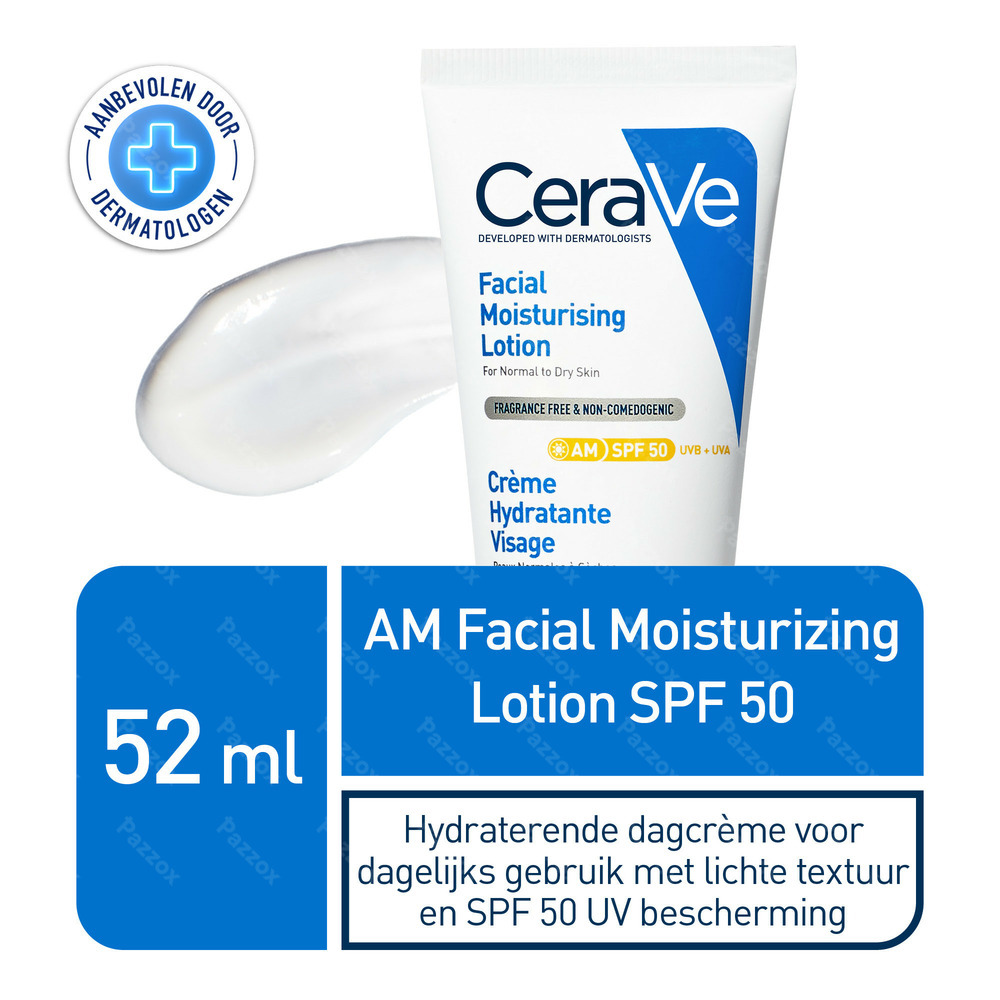 CeraVe Hydraterende Gezichtscrème SPF50 52ml