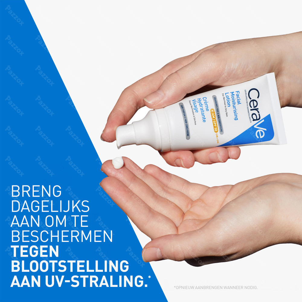 CeraVe Hydraterende Gezichtscrème SPF50 52ml
