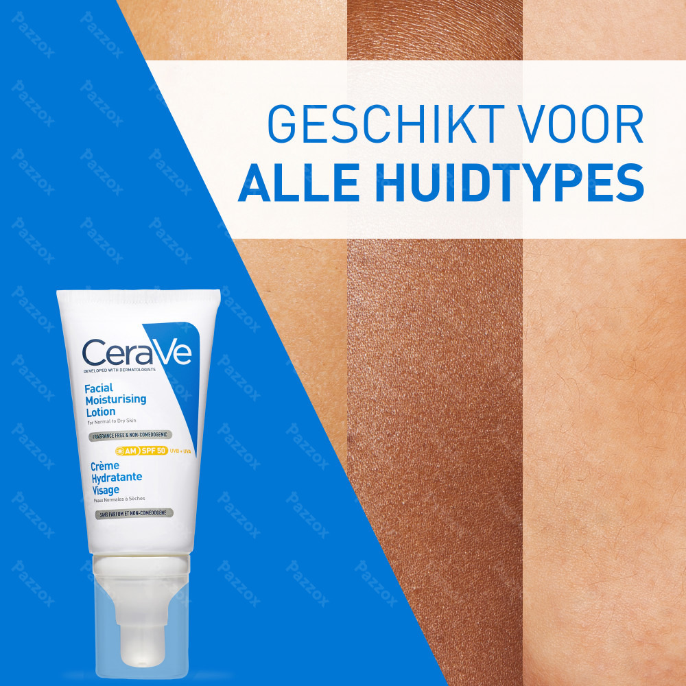 CeraVe Hydraterende Gezichtscrème SPF50 52ml