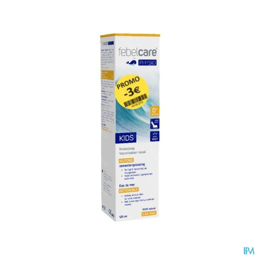 Febelcare Physio Spray Iso Kids 125ml Promo -3€
