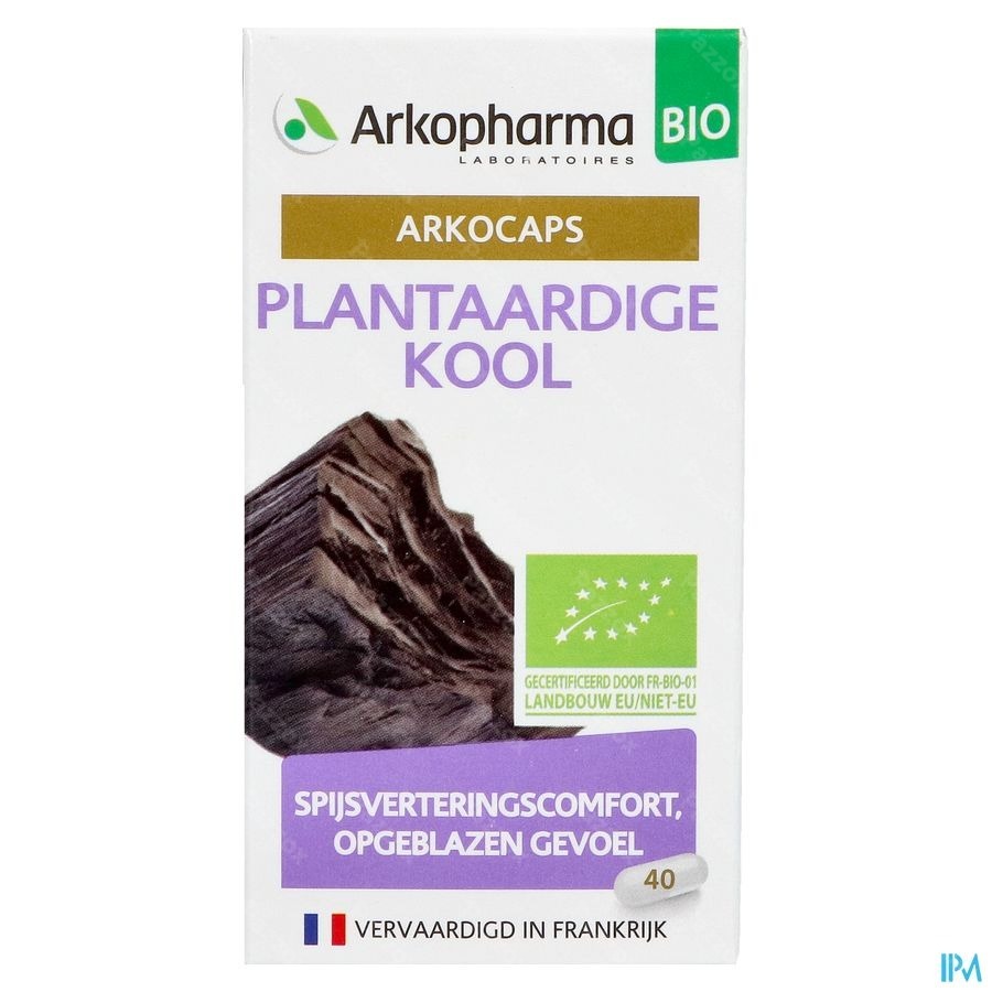 Arkocaps Plantaardige Kool 45 Biologische Capsules