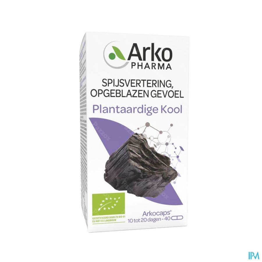 Arkocaps Plantaardige Kool 45 Biologische Capsules