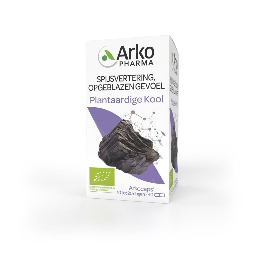 Arkocaps Plantaardige Kool 45 Biologische Capsules