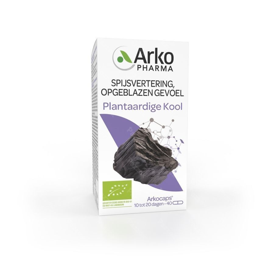 Arkocaps Plantaardige Kool 45 Biologische Capsules