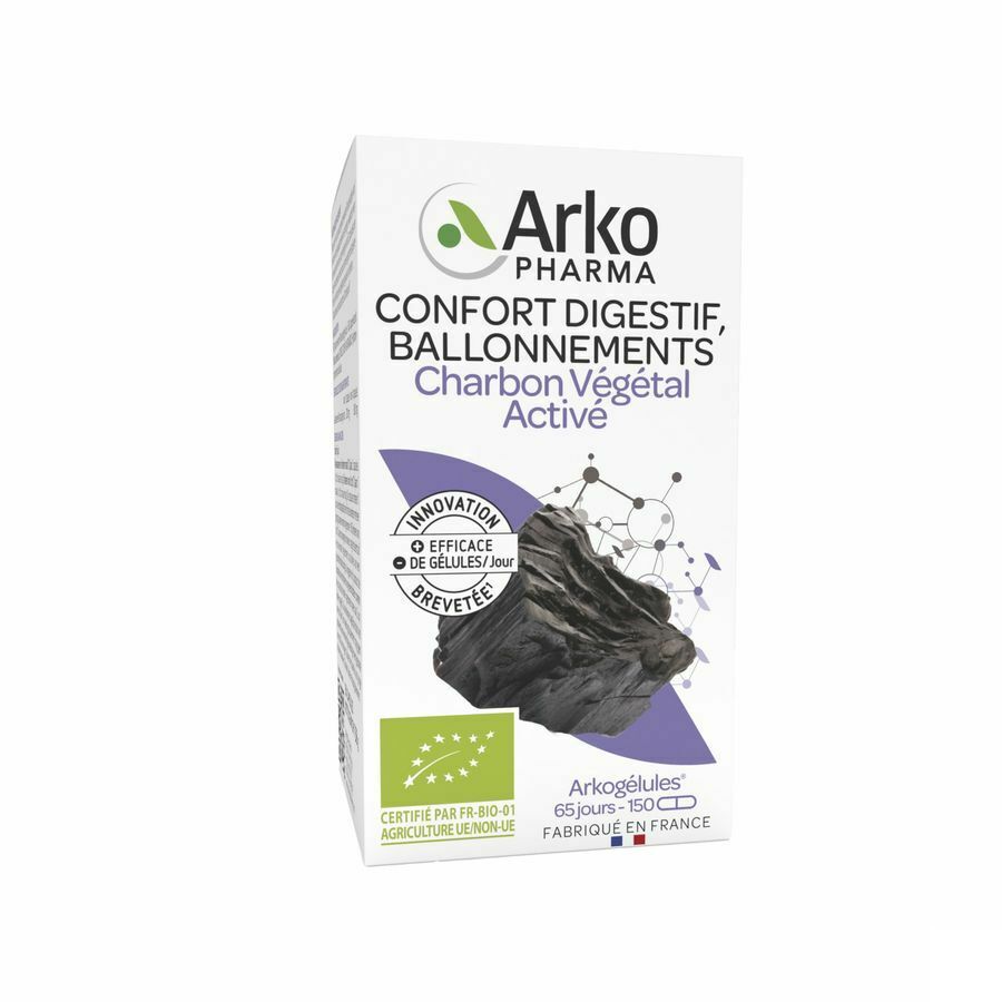 Arkocaps Plantaardige Kool Bio 150 Capsules afbeelding