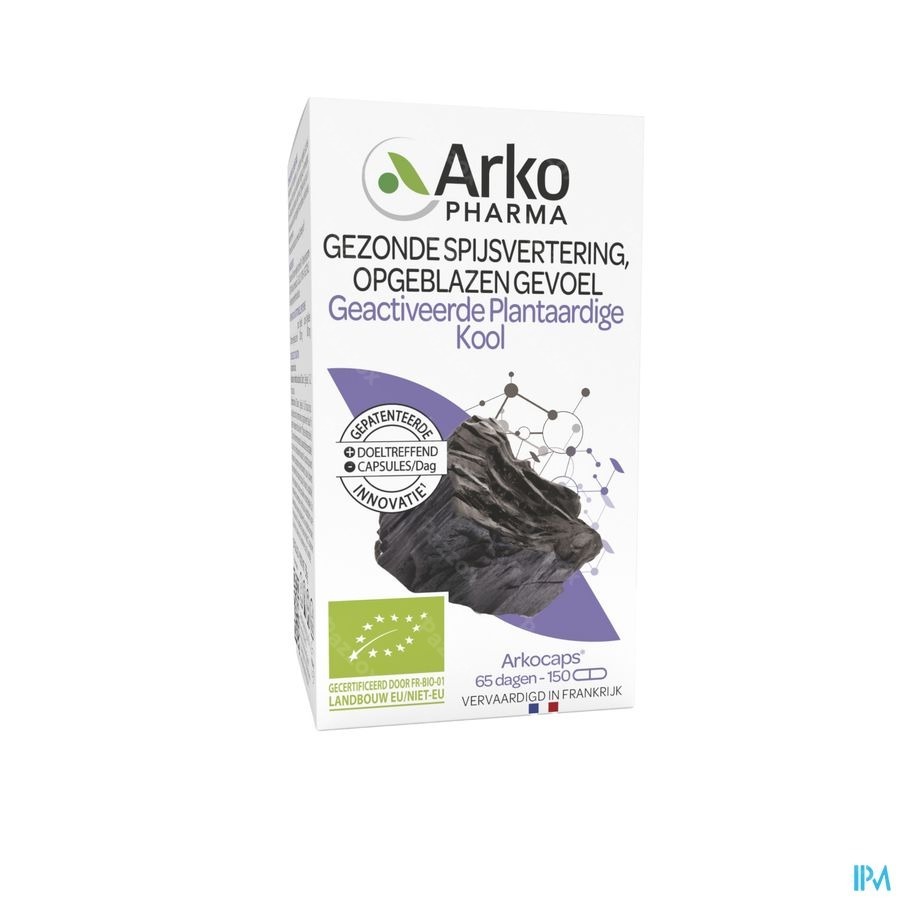 Arkocaps Plantaardige Kool Bio 150 Capsules