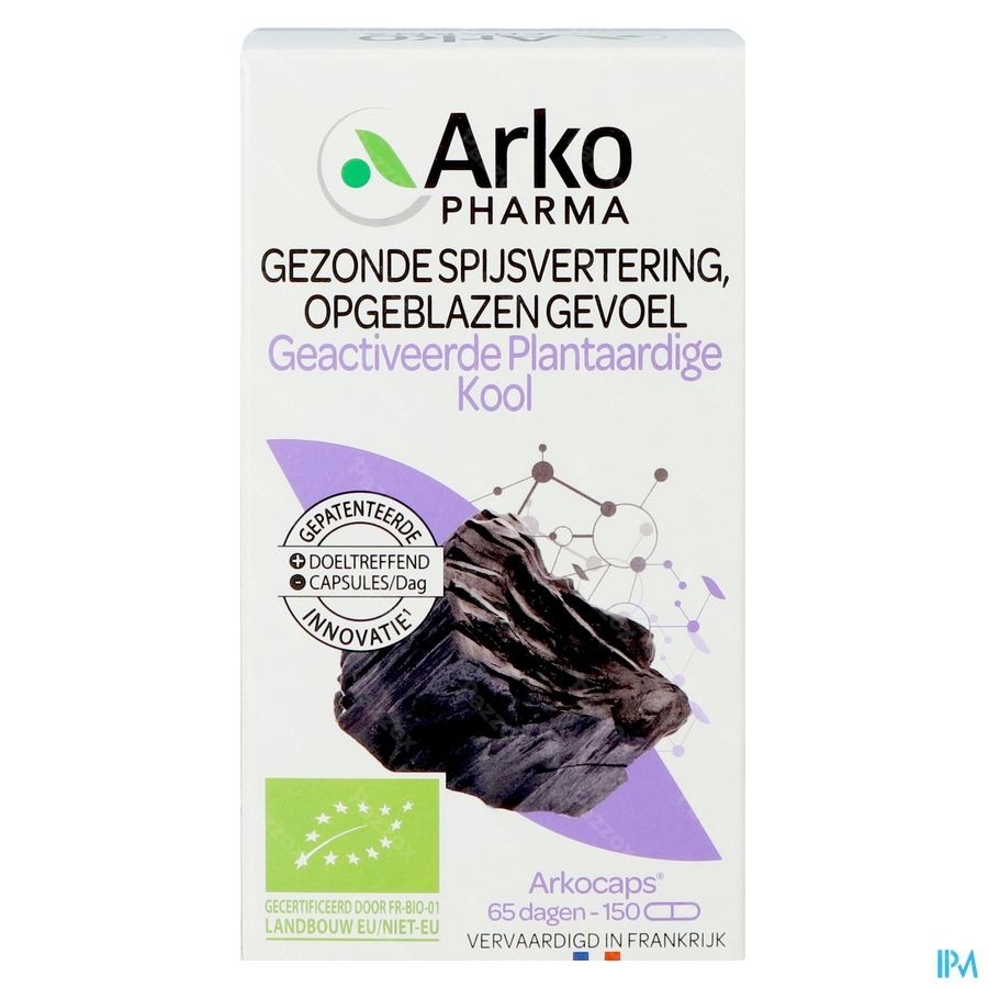 Arkocaps Plantaardige Kool Bio 150 Capsules