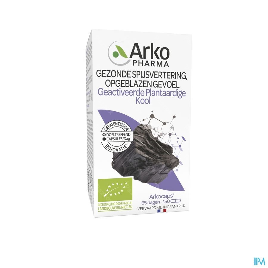 Arkocaps Plantaardige Kool Bio 150 Capsules