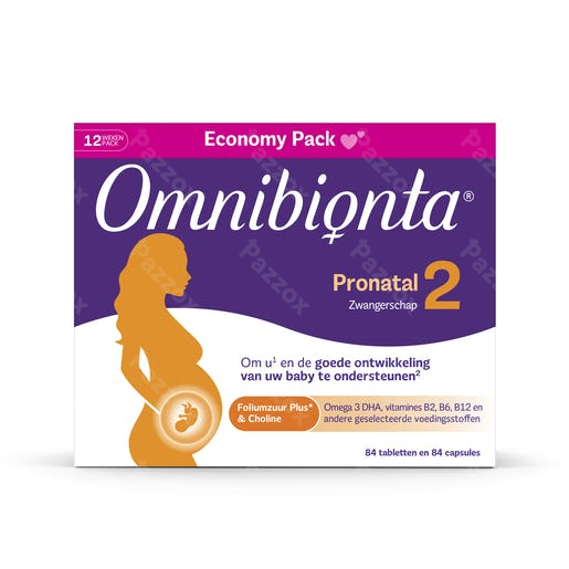Omnibionta Pronatal 2 Zwangerschap 84 Tabletten+ 84 Capsules