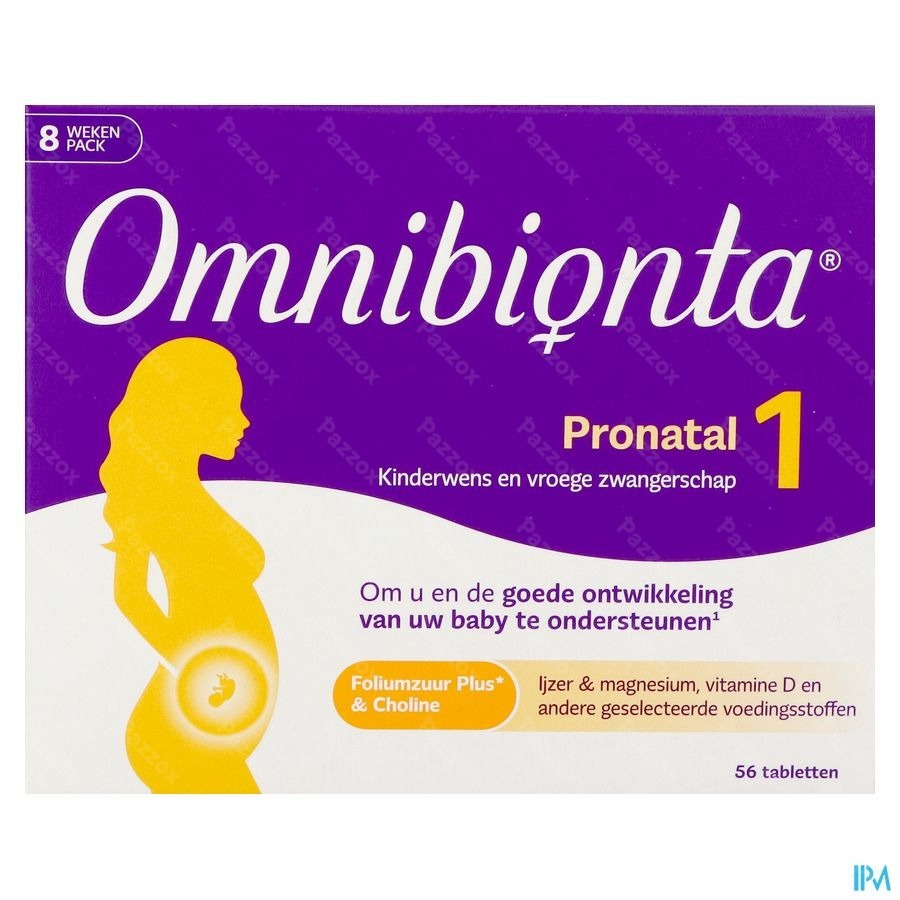 Omnibionta Pronatal Kinderwens Zwangerschap 56 Tabletten