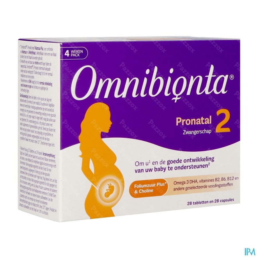 Omnibionta Pronatal Zwangerschap 28 Tabletten + 28 Capsules