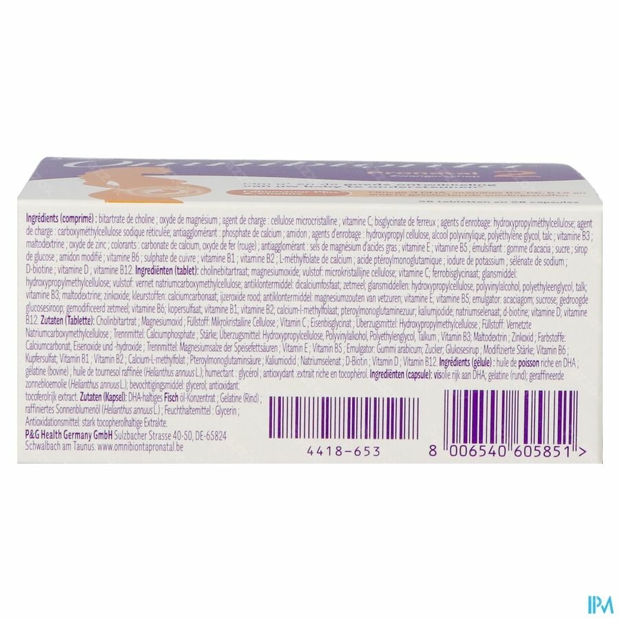 Omnibionta Pronatal Zwangerschap 28 Tabletten + 28 Capsules