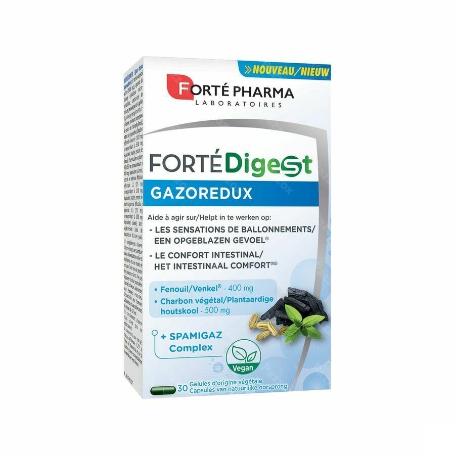Forté Pharma Fortedigest Gazoredux 30 Capsules