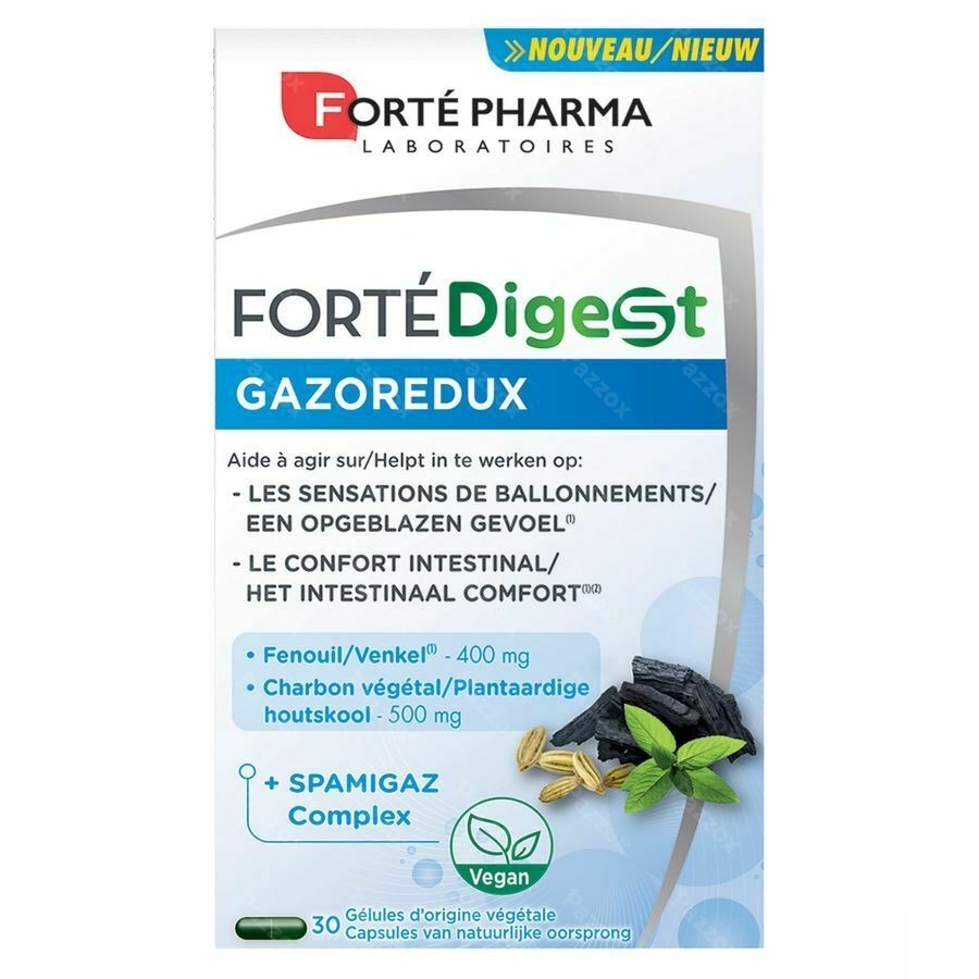 Forté Pharma Fortedigest Gazoredux 30 Capsules