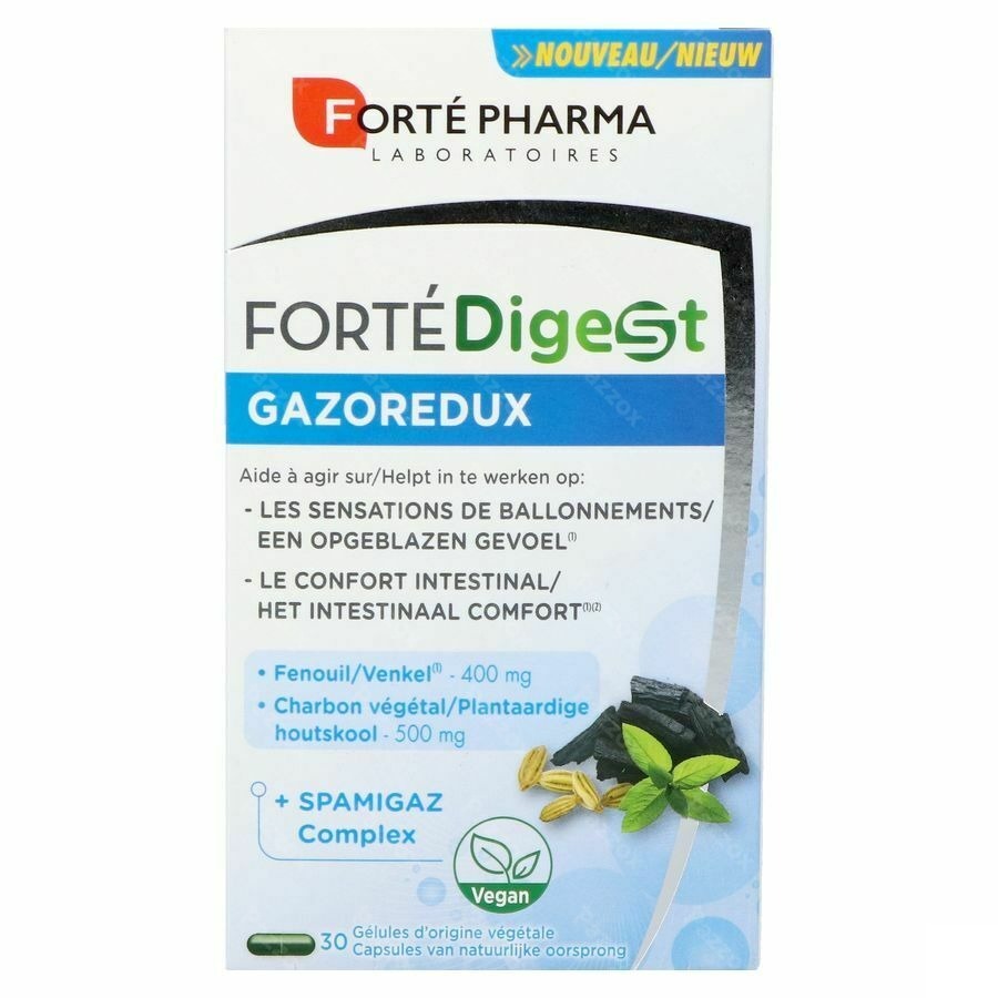 Forté Pharma Fortedigest Gazoredux 30 Capsules