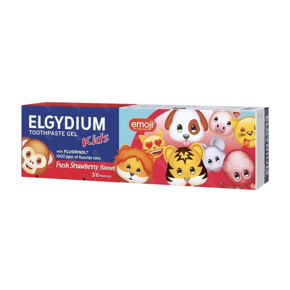 Elgydium Kids Emoji Tandpasta Frisse Aardbei 50ml