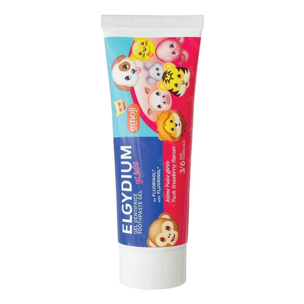 Elgydium Kids Emoji Tandpasta Frisse Aardbei 50ml