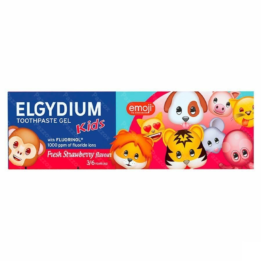 Elgydium Kids Emoji Tandpasta Frisse Aardbei 50ml