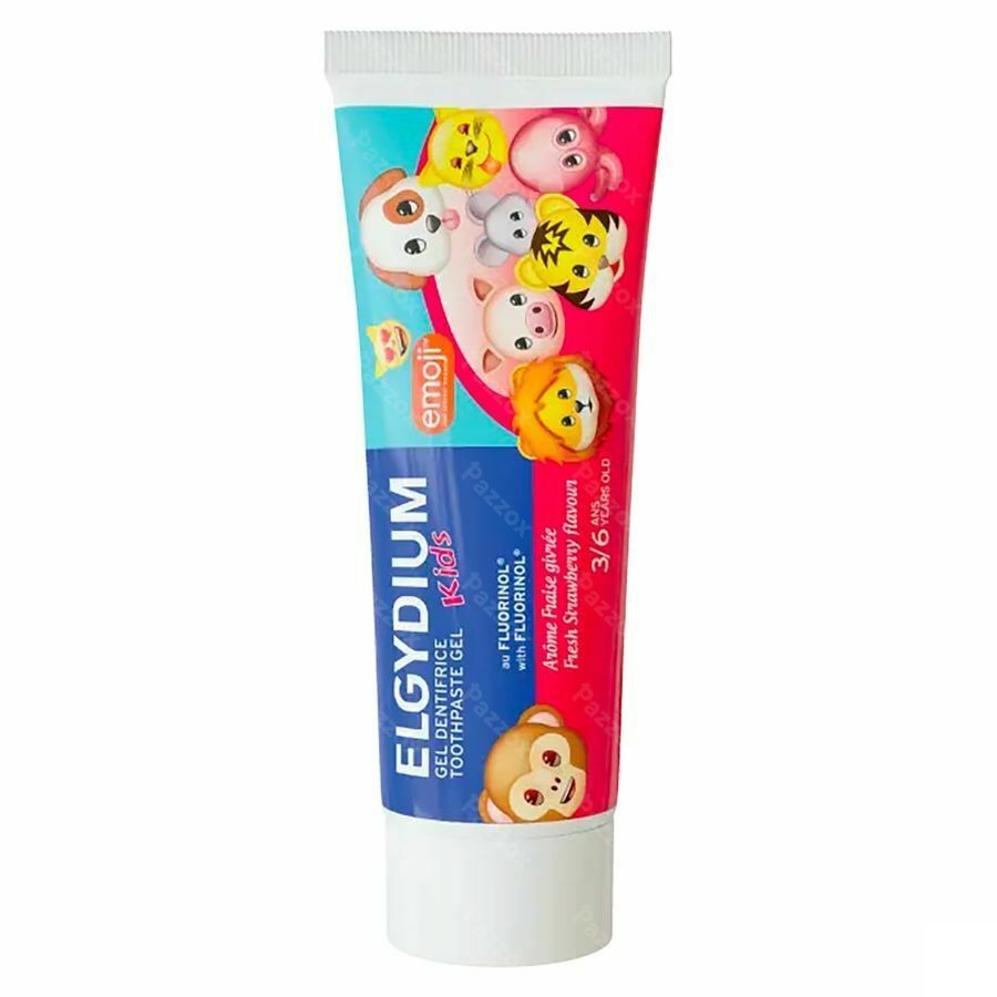 Elgydium Kids Emoji Tandpasta Frisse Aardbei 50ml