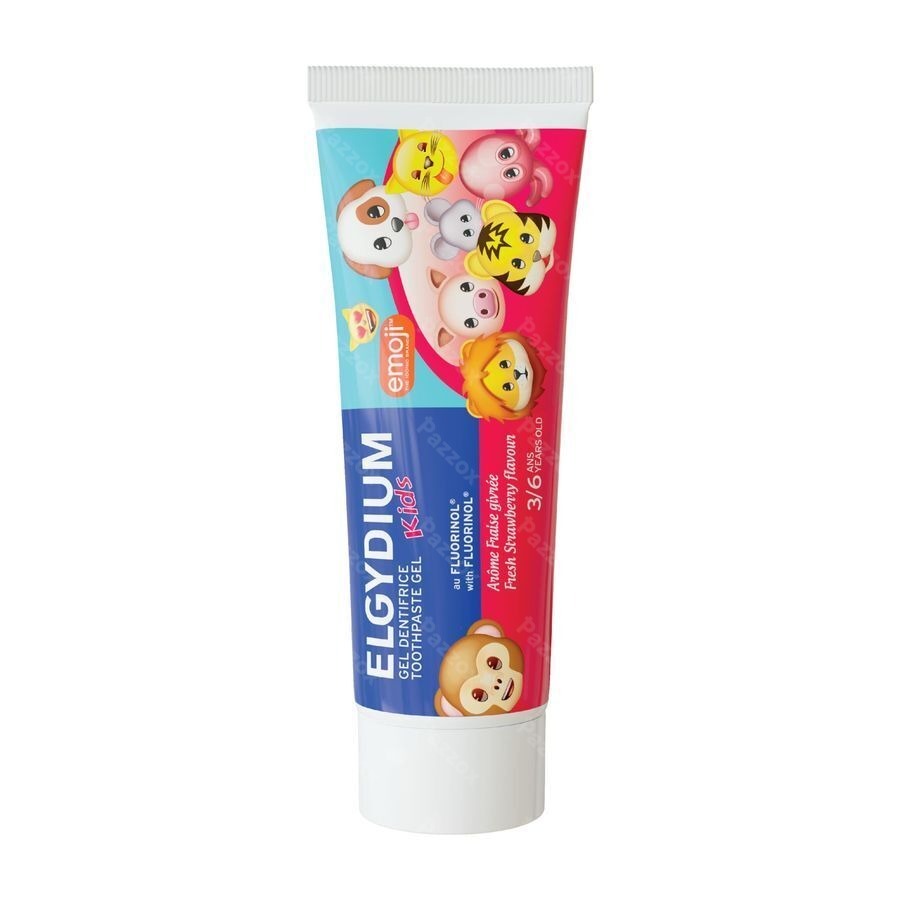 Elgydium Kids Emoji Tandpasta Frisse Aardbei 50ml