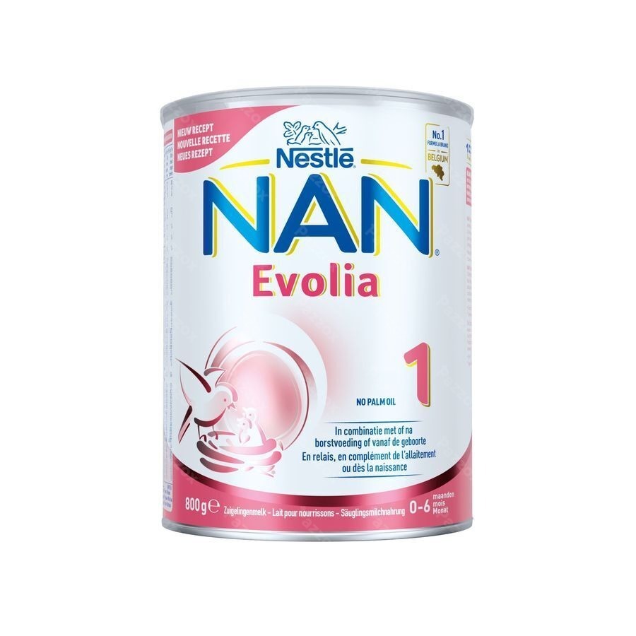 Nan Evolia 1 Zuigelingenmelk Baby 0-6 Maanden 800g