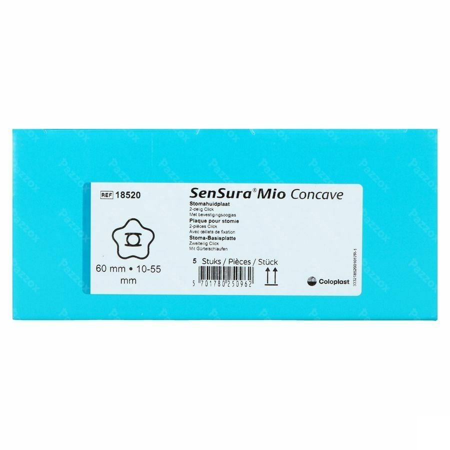 Sensura Mio Concave 2d Plaat Uitknipb. 10-55mm 5