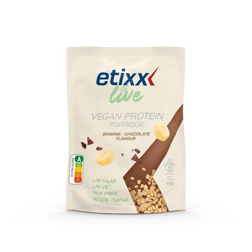 Etixx Live Vegan Protein Porridge Banaan-Chocolade 550g