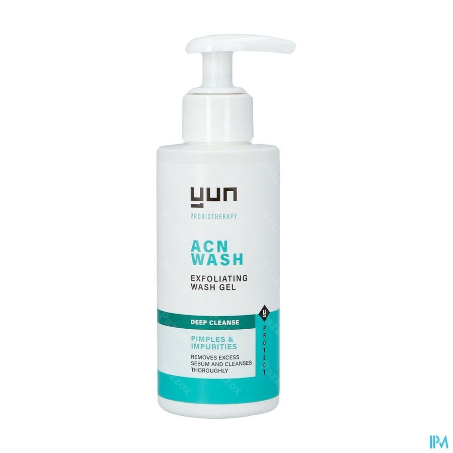 Yun ACN Exfoliërende Wasgel Gezicht Vette Huid 150 ml 