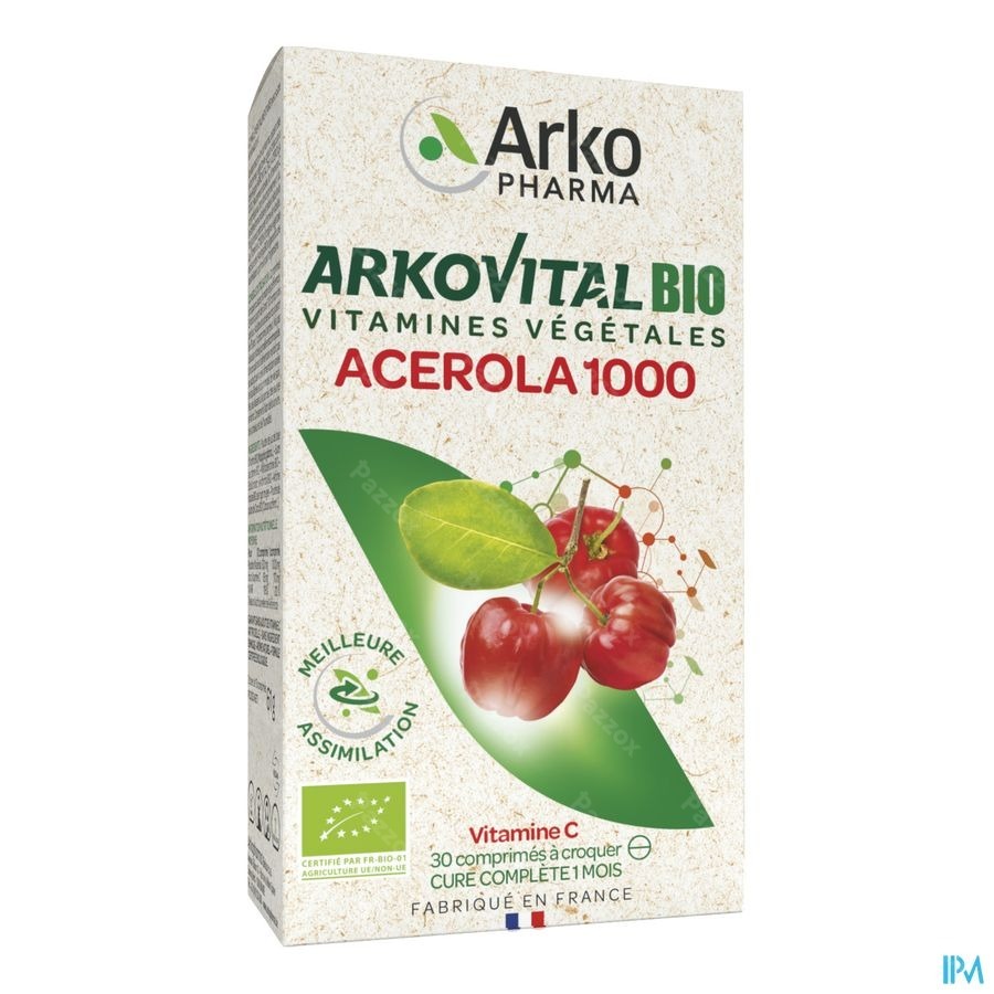 Arkovital Acerola 1000 Bio 30 Kauwtabletten