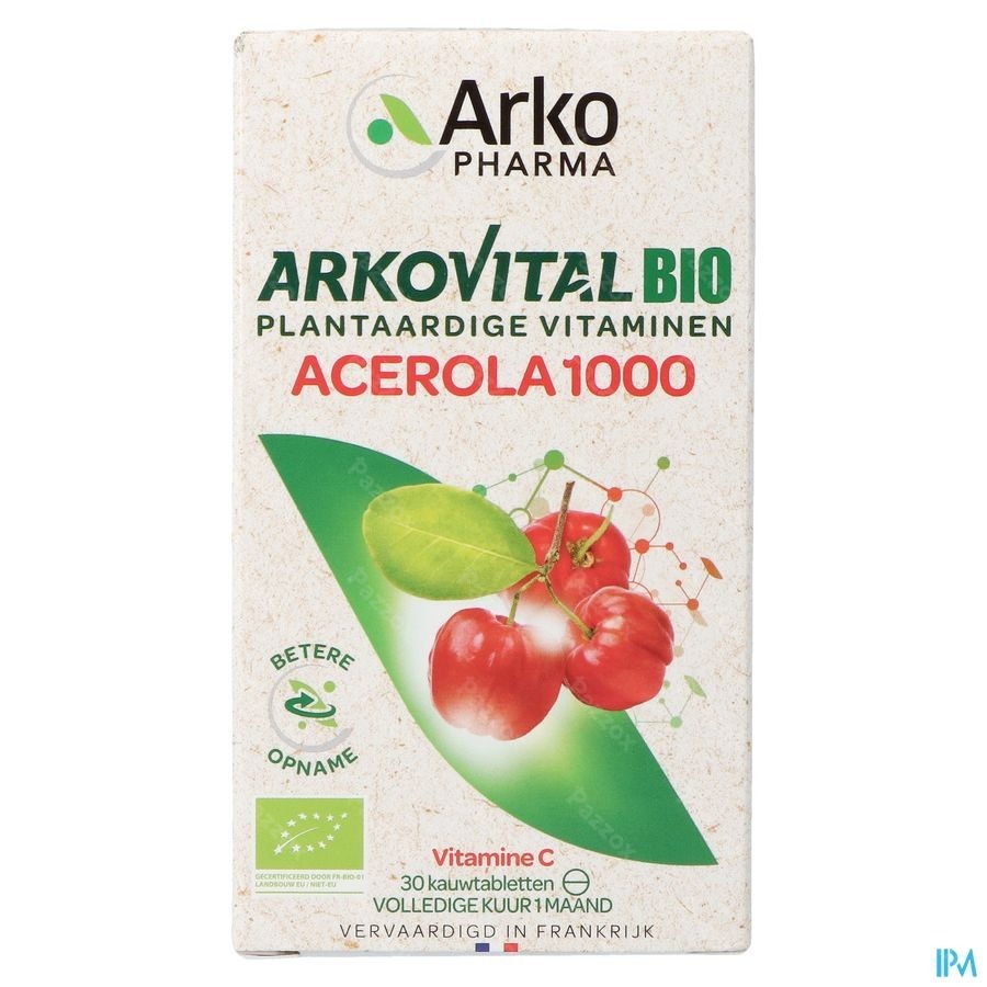 Arkovital Acerola 1000 Bio 30 Kauwtabletten