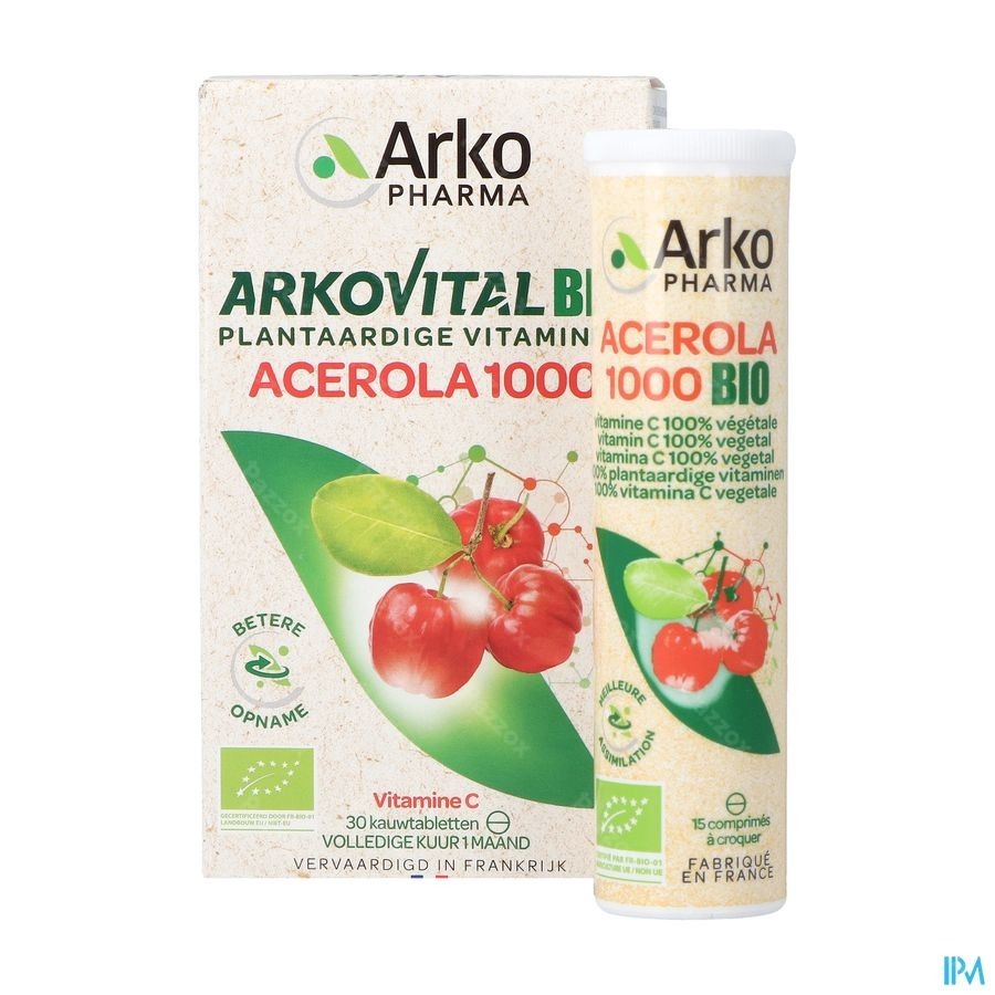 Arkovital Acerola 1000 Bio 30 Kauwtabletten