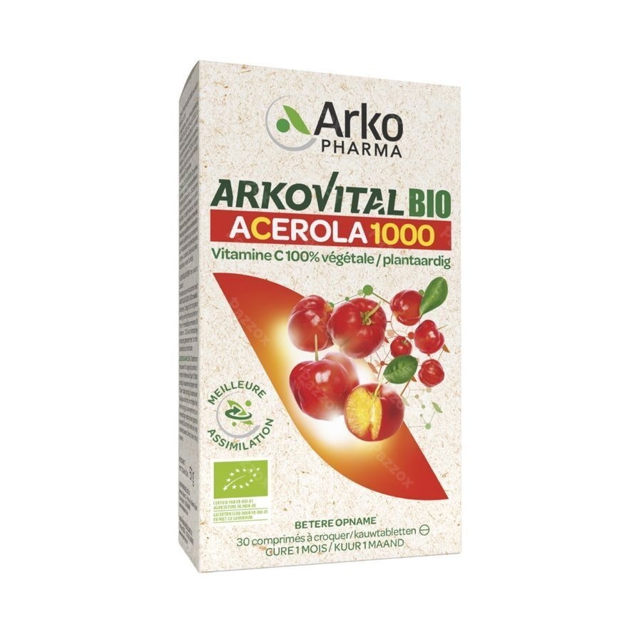 Arkovital Acerola 1000 Bio 30 Kauwtabletten