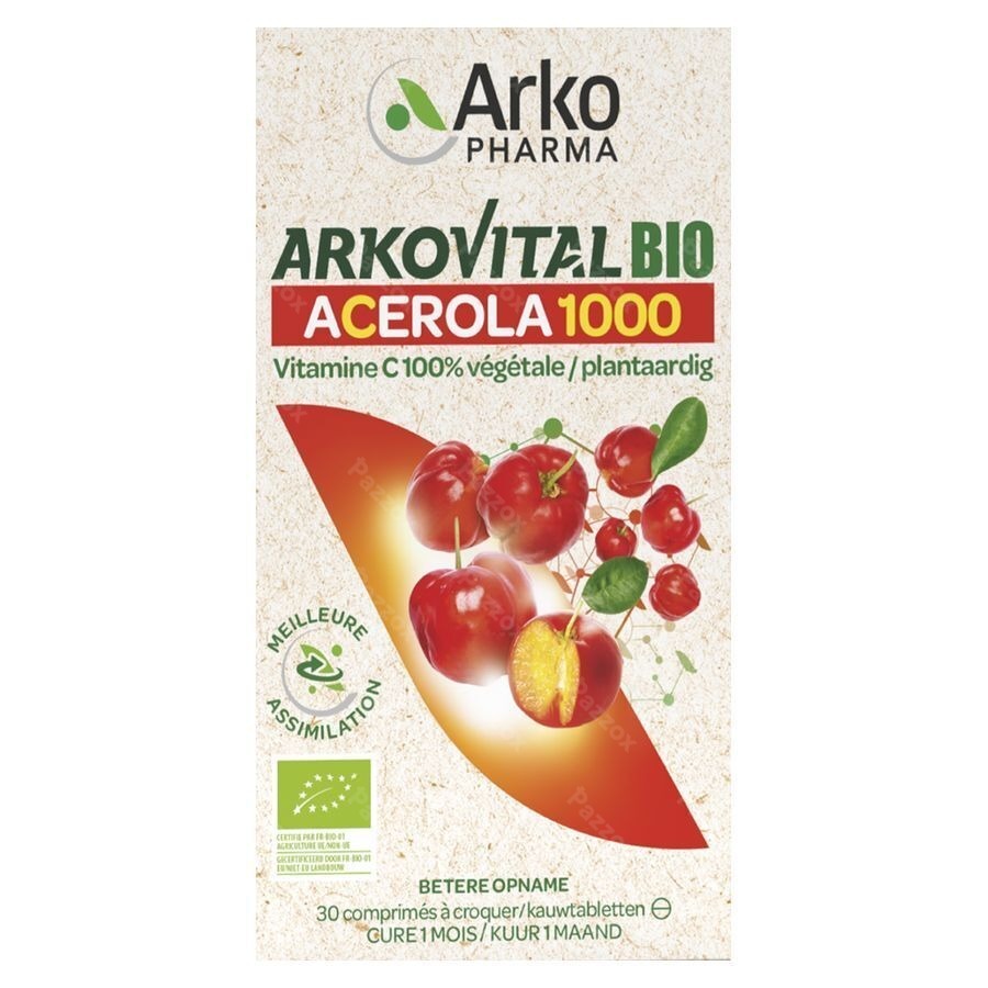 Arkovital Acerola 1000 Bio 30 Kauwtabletten