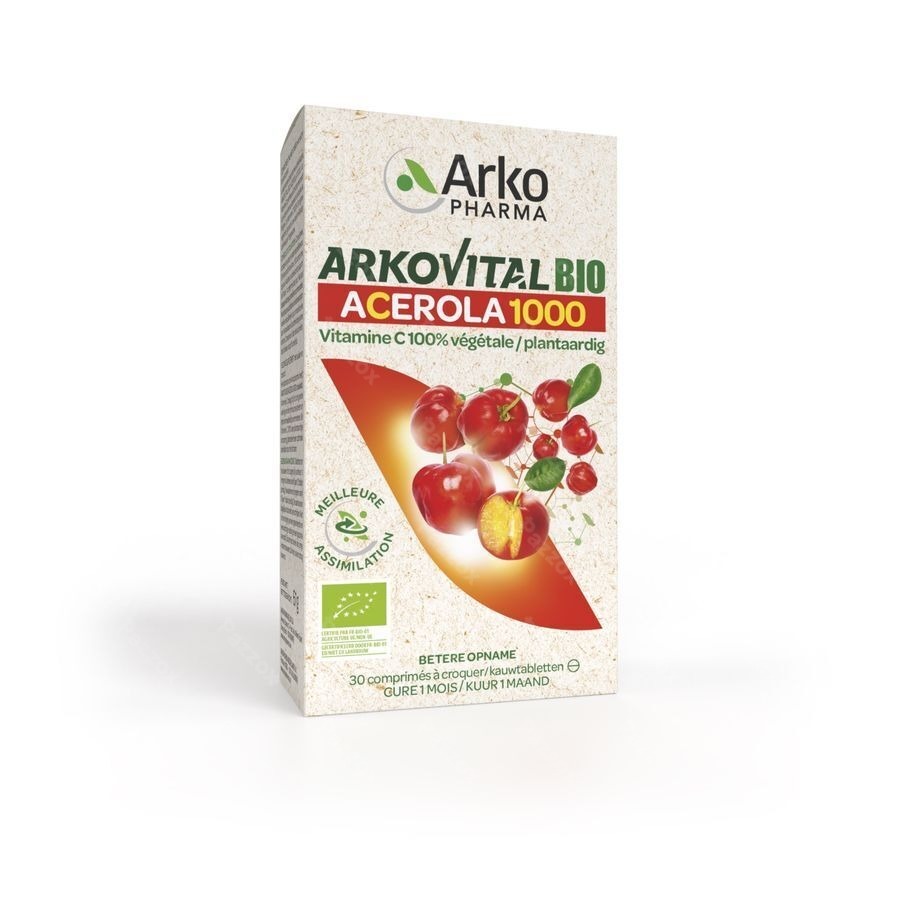 Arkovital Acerola 1000 Bio 30 Kauwtabletten
