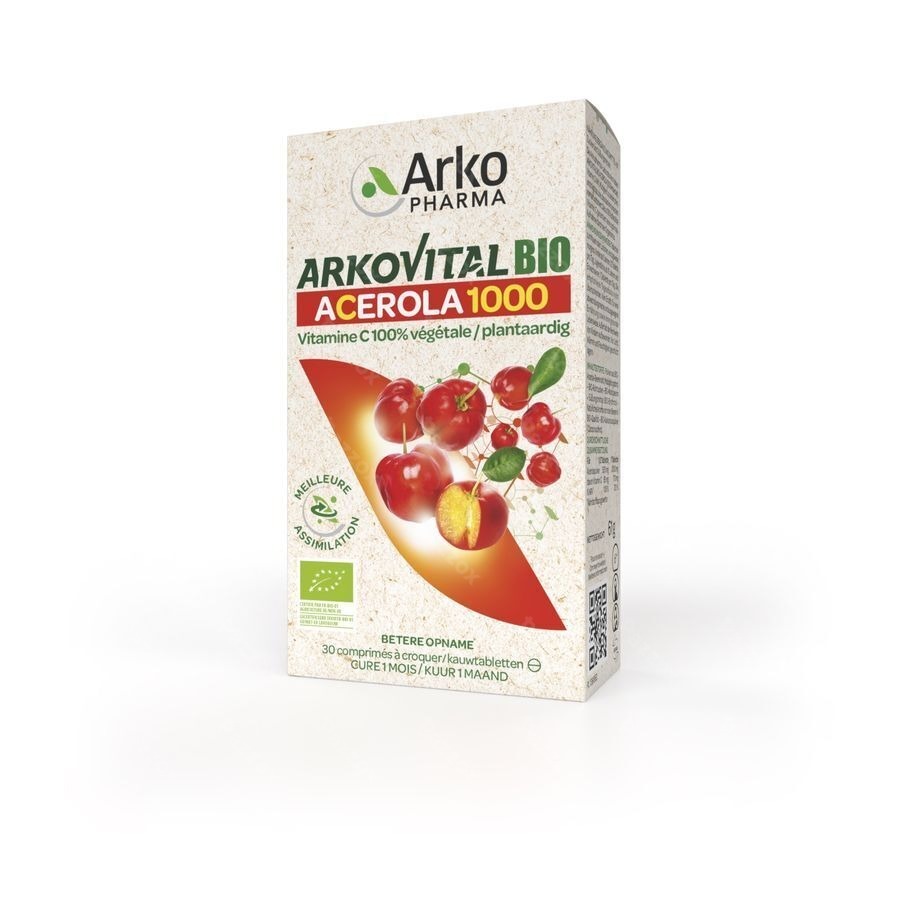 Arkovital Acerola 1000 Bio 30 Kauwtabletten