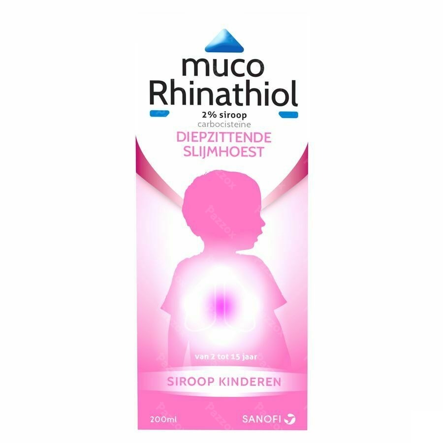 Muco Rhinathiol 2% Kind Siroop 200ml 