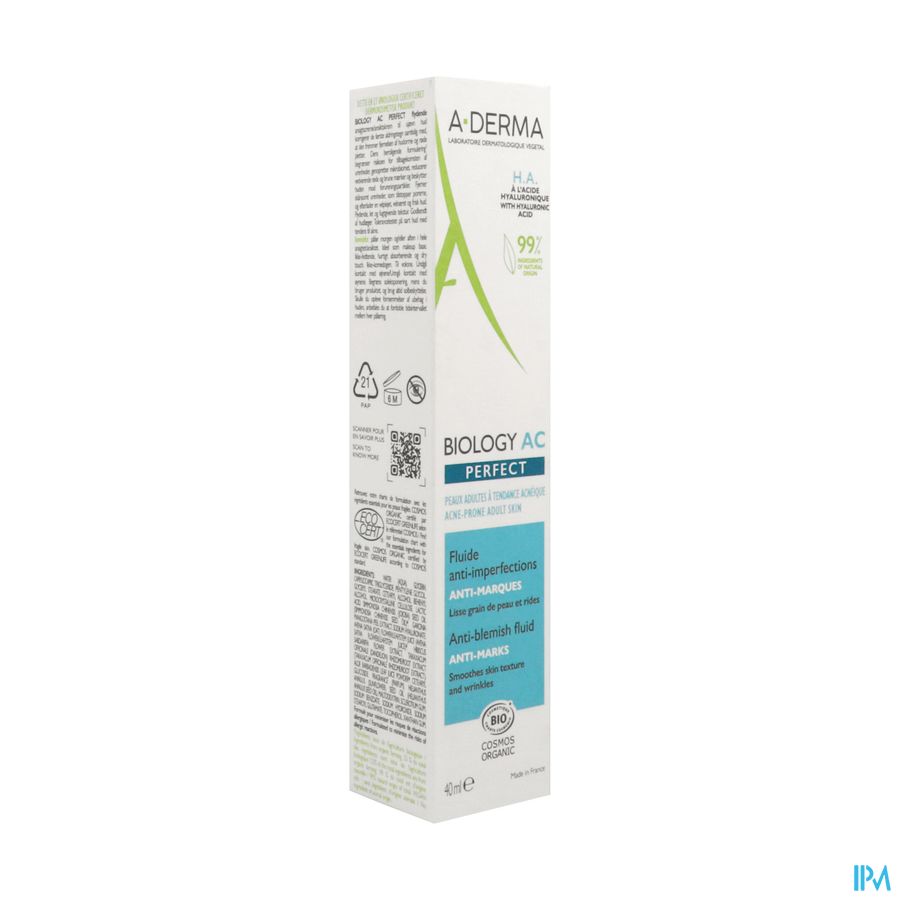 Aderma Biology Ac Perfect Fluide Onzuiverheden 40ml