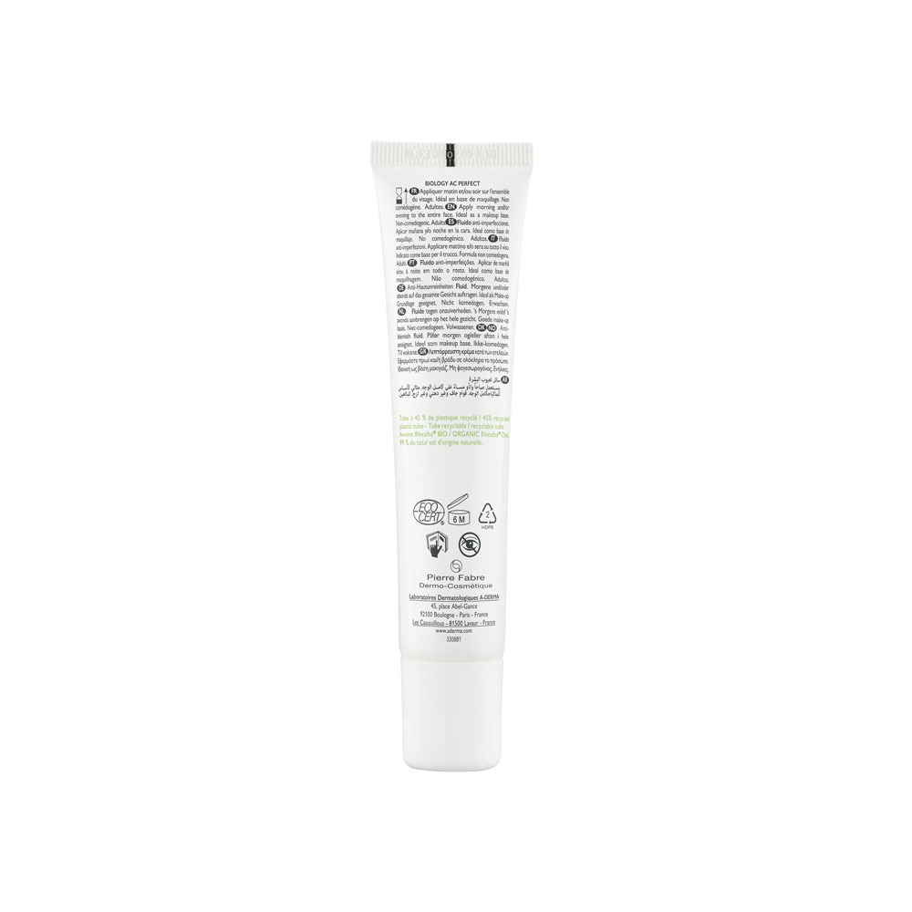 A-Derma Biology Ac Perfect Fluide Onzuiverheden 40ml